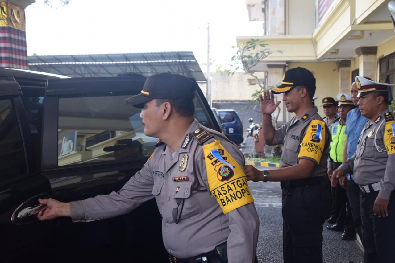 korlantas Polres Badung Sambut Tim Supervisi Korlantas Mabes Polri/fajarbadung.com