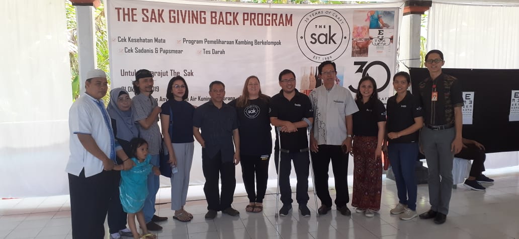 the sak Gandeng BEDO, The Sak Gelar Pelayanan Kesehatan Gratis Bagi Wanita di Desa Air Kuning Jembrana/fajarbadung.com