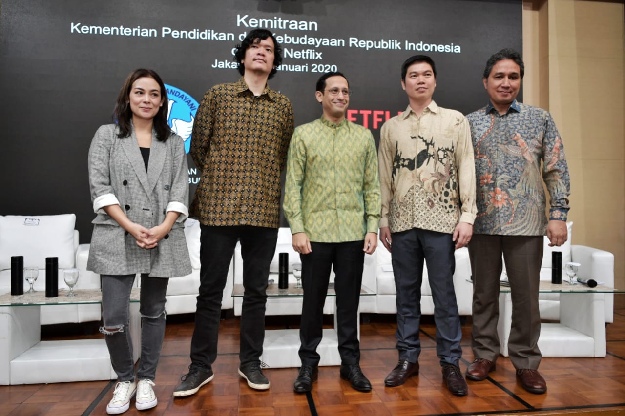 kemendikbud jan 2 Kemendikbud Apresiasi Netflix Dukung Pengembangan Talenta Perfilman Indonesia/fajarbadung.com