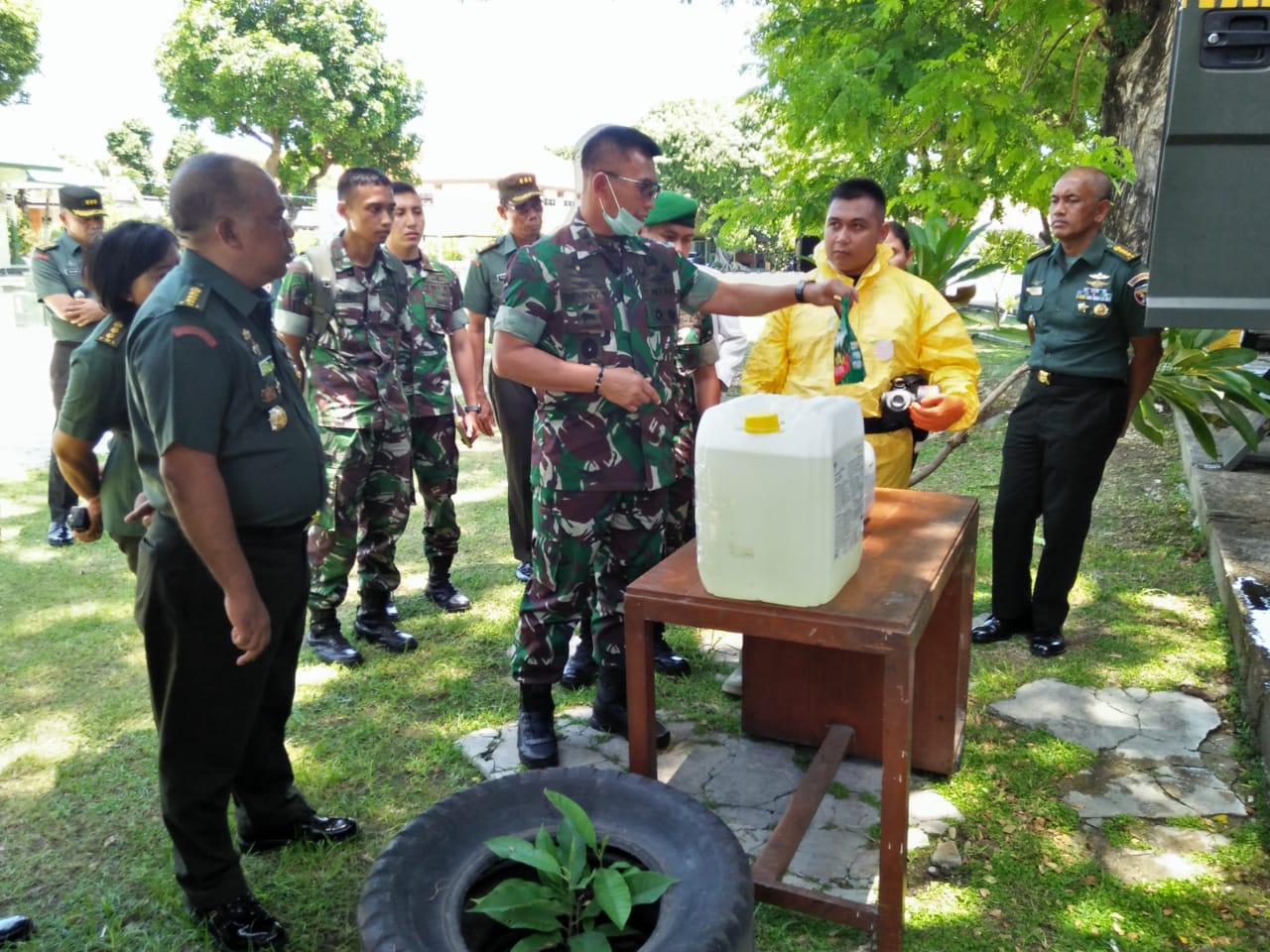 kodam x maret 1 Tingkatkan Kesiapsiagaan, Kodam IX/Udayana Gelar Latihan Simulasi Penanganan Covid-19/theeast.co.id