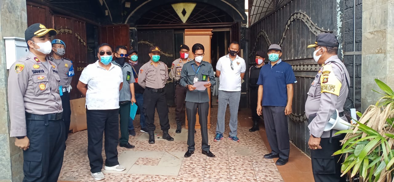 polres badung juni 43 Dua Lokasi Satu Hamparan di Eksekusi PN Denpasar, Berjalan Damai/fajarbadung.com