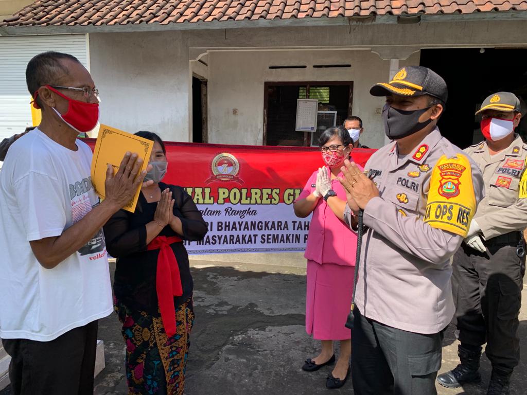 polres gianyar juni 3 Anjangsana Polres Gianyar dalam Rangka Hari Bhayangkara Ke-74/fajarbadung.com