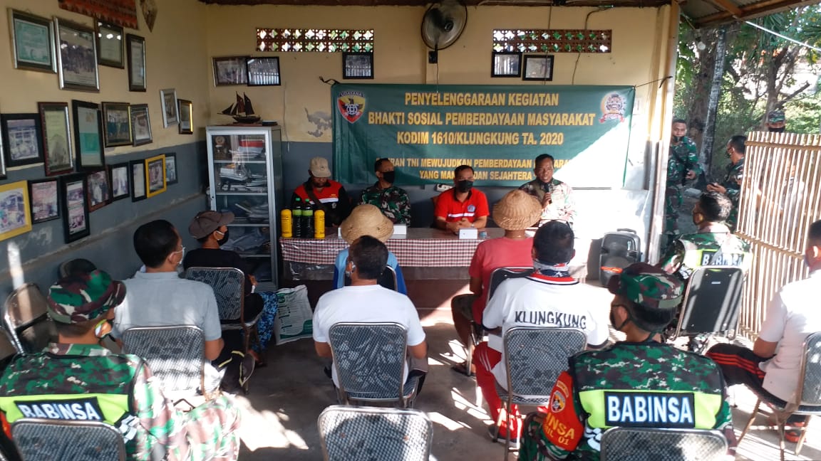 kodim klungkung juli 2 Kodim Klungkung Gelar Bakti Sosial Pemberdayaan Masyarakat/fajarbadung.com