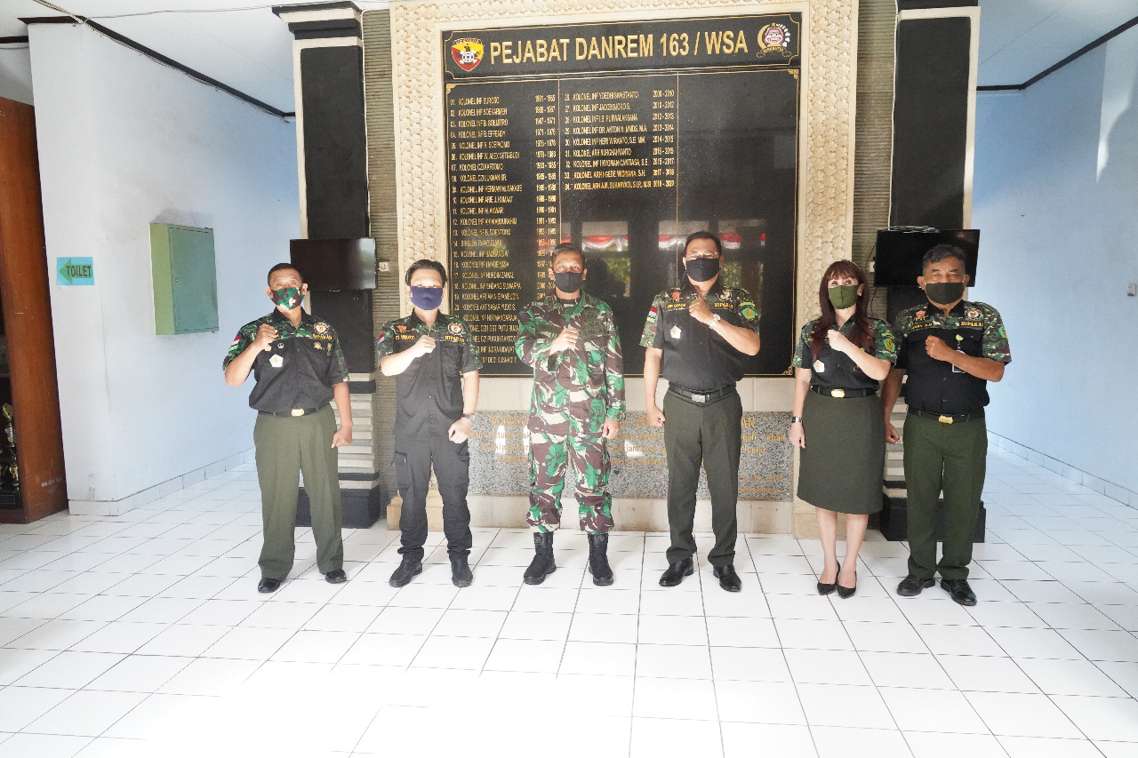 korem ws september 1 Danrem 163 Wira Satya Ajak Hipakad Jaga Nama Baik TNI AD/fajarbadung.com