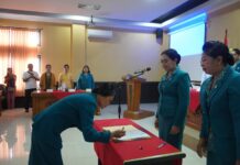 Rasniathi Adi Arnawa Lantik Ketua TP. PKK Kecamatan Petang