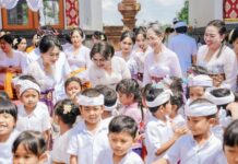 Bunda PAUD Kabupaten Badung Resmikan Gedung Baru TK. Kumara Ngurah Rai I Carangsari