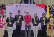 Anggota Dewan Rai Wirata Apresiasi Semangat Peserta LKBB Badung Paskibraka Competition 2026 Bangun Karakter Generasi Muda Disiplin Berjiwa Nasionalime