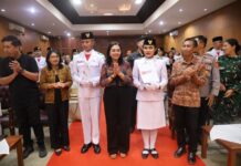 Apresiasi Generasi Muda, Ketua TP PKK Badung Hadiri Malam Purna Paskibraka 2025