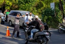 Kurangi Kemacetan Di Pecatu, Dishub Badung Mulai Terapkan Rekayasa Lalu Lintas