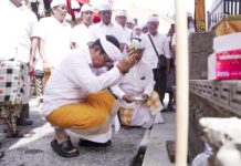 Karya Melaspas, Mendem Pedagingan di Pura Gede Batur Pererenan