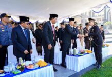 Sekda Badung dan Ketua DPRD Ikuti Apel HUT Ke-80 Bhayangkara, Perkuat Sinergi Jaga Keamanan Daerah
