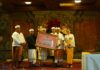 Karya Ngusaba Desa Adat Sempidi, Bupati Adi Arnawa Serahkan Bantuan Hibah dan Tandatangani Prasasti