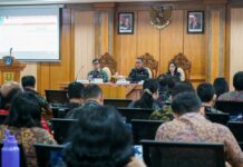 Sekda Badung Hadiri Monitoring Implementasi Indikator Kabupaten Ber-Aksi oleh KPK RI