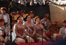 Sanggar Seni Taksu Murti Kemanisan Pukau PKB 2026, Angklung Kebyar Legian Tampil Spektakuler