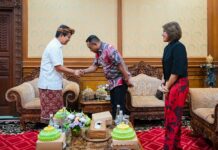 Perkuat Sinergi Pembangunan dan Pembinaan Masyarakat, Bupati Badung Terima Kunjungan Bupati Manggarai