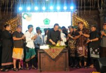 Hadiri HUT Ke-31 ST Dharma Sentana Munggu, Wabup Ajak Pemuda Lestarikan Budaya