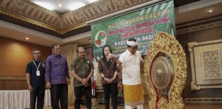 Bupati Adi Arnawa Buka Musda Dekopinda Kabupaten Badung
