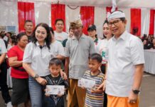 HUT Ke-27 Desa Abiansemal Dauh Yeh Cani, Bupati Badung Apresiasi Kegiatan Sosial