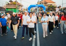 Uji Coba Badung First Car Free Day Perdana di Kerobokan, Bupati Badung Komitmen Perluas Ruang Terbuka Hijau