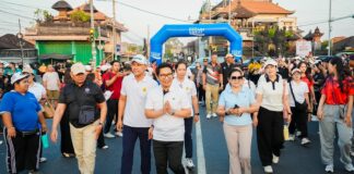 Uji Coba Badung First Car Free Day Perdana di Kerobokan, Bupati Badung Komitmen Perluas Ruang Terbuka Hijau