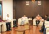 Bupati, Wabup dan Ketua DPRD Badung Sambut Silaturahmi Kajari Badung