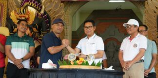 Komit Bangun Ekosistem Ekonomi, Bupati Adi Arnawa Hadiri HUT BKS-LPD Badung