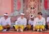 Puncak Yadnya Massal Desa Adat Kwanji, Bupati dan Wabup Badung Komit Dukung Tradisi Adat dan Agama
