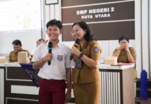 Sosialisasi Bahaya Narkoba di SMPN 2 Kuta Utara, Bunda Narkoba : Bangun Benteng Pertahanan Dalam Diri Anak Badung