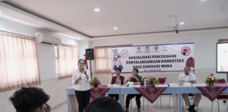 Sinergi P4GN di Lingkungan Sekolah, Bunda Anti Narkoba Edukasi Siswa SMP Bali Kiddy School