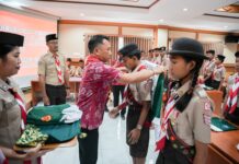Wakili Badung, 16 Pramuka SMPN 4 Kuta Utara Siap Berlaga di LT IV Bali 2026